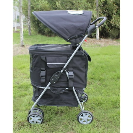 Black Ultimate 4 In 1 Pet Stroller Walmart.com Black Ultimate 4 In 1 Pet Stroller Walmart.com